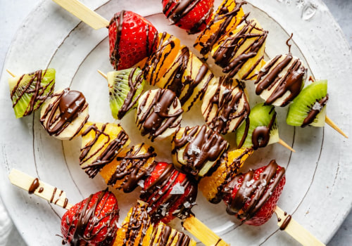 How to Make Delicious Fruit Kabobs with Chocolate Sauce for Your Next DIY BBQ